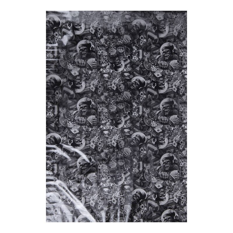 Película hidrográfica-impresión por transferencia de agua-hidroinmersión-huesos rodantes-1 metro: Default Title