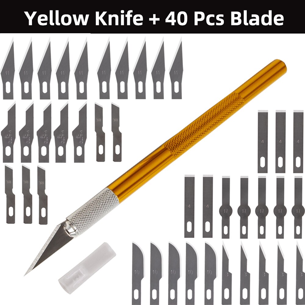Diy Art Snijgereedschap Craft Snijden Kinfe Aluminium Hout Cutter Carve Mes Papier Cutter Diy Craft Naaien Snijgereedschap acces: E