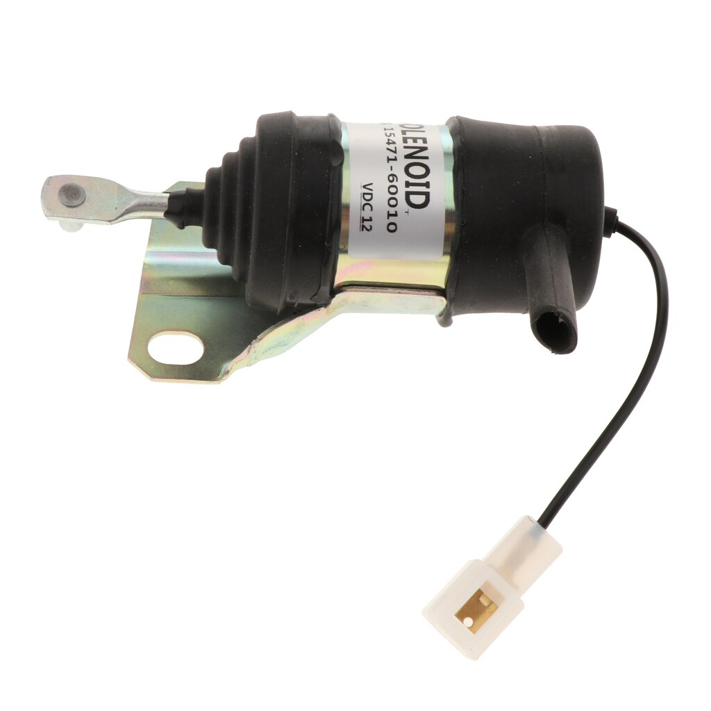 15471-60010 Fuel Shut Off Solenoid for Kubota B1250 B1750 L2900 L4200 (Cable Length: 13.5cm / 5.31 inch)