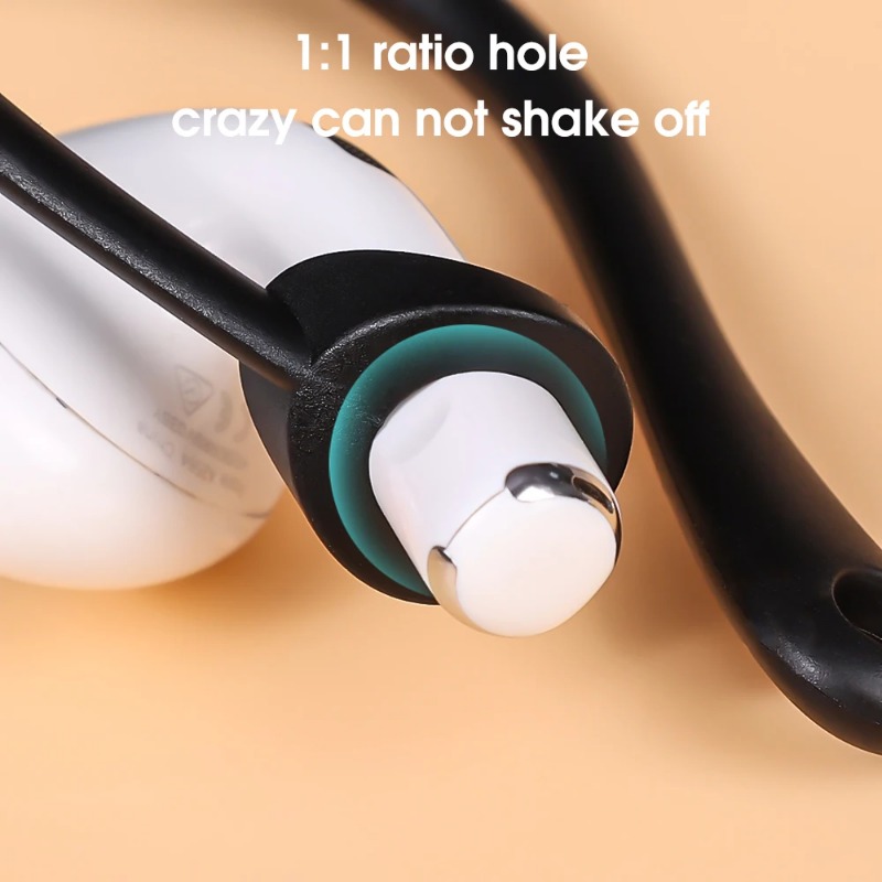 Ganchos deportivos para Apple AirPods 1, 2, 3 Pro, ganchos de ajuste seguro antipérdida, accesorios protectores de auriculares inalámbricos de silicona
