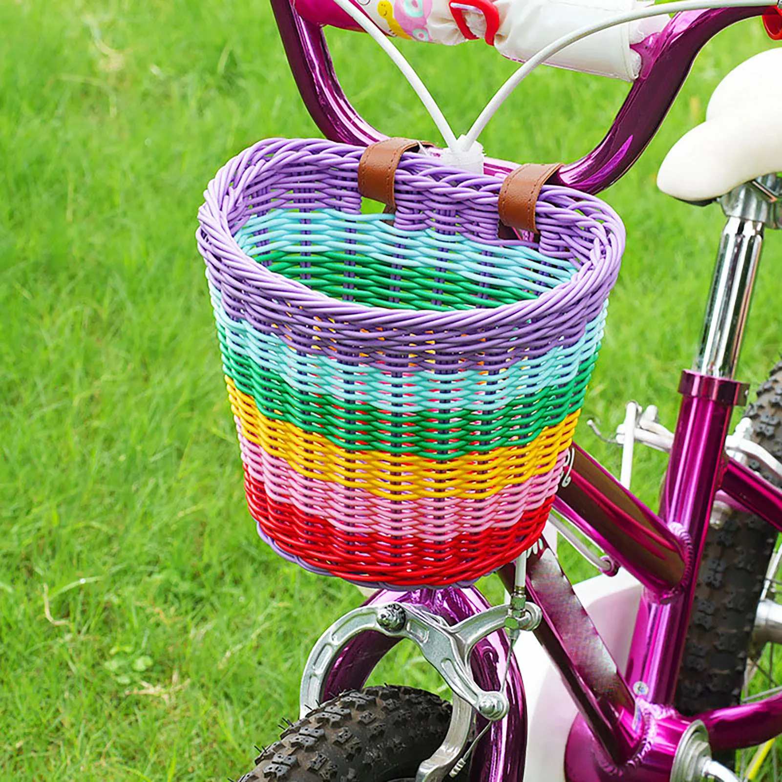 Panier De Vélo Avant Pour Enfants Panier De Vélo Tissé En Osier Panier
