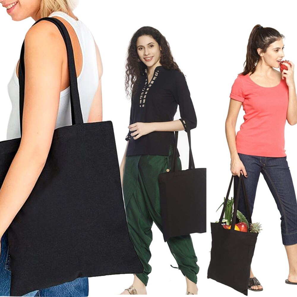 Harajuku Stijl Boodschappentas Koning Serie Handtas Schoudertas Grote Capaciteit Herbruikbare Canvas Handtas Student Eco-vriendelijke Tas