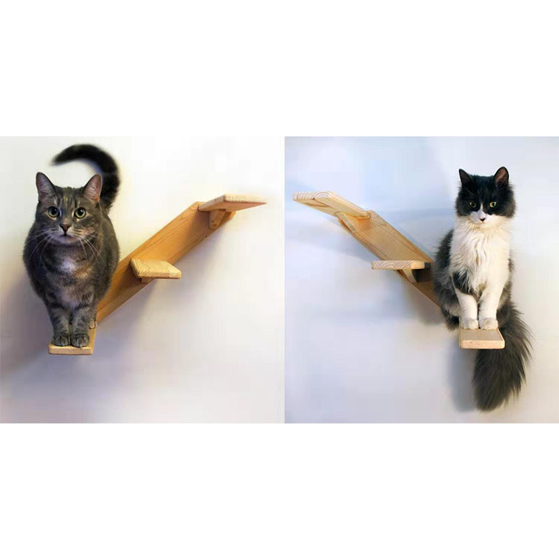Animal de compagnie grimpeur | Échelle d'arbre de chat, planche à sauter, support de chat, Protection des meubles en bois pour chaton