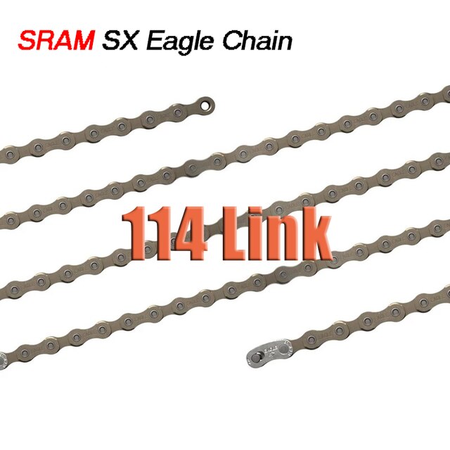 SRAM SX NX GX EAGLE 1x12 12 Speed MTB Bicycle Bike Chain 114/122/126L Links with Power Lock Quick Link Bicycle Accessories: SX 114 Link
