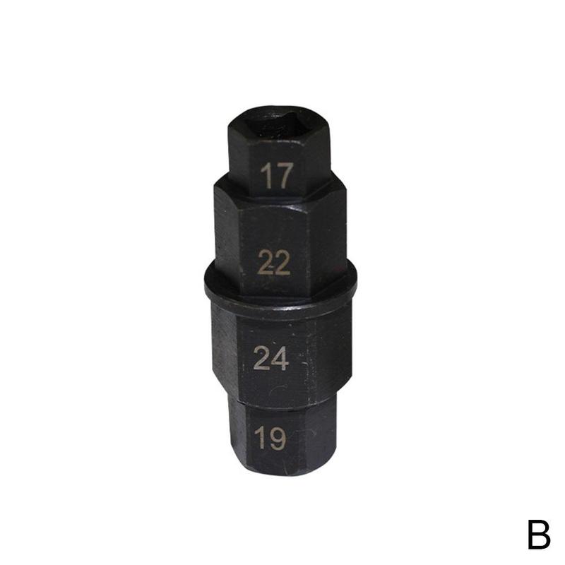 Motorcycle maintenance tool front wheel spindle universal wrench tool hexagon disassembly socket special D6D8: B