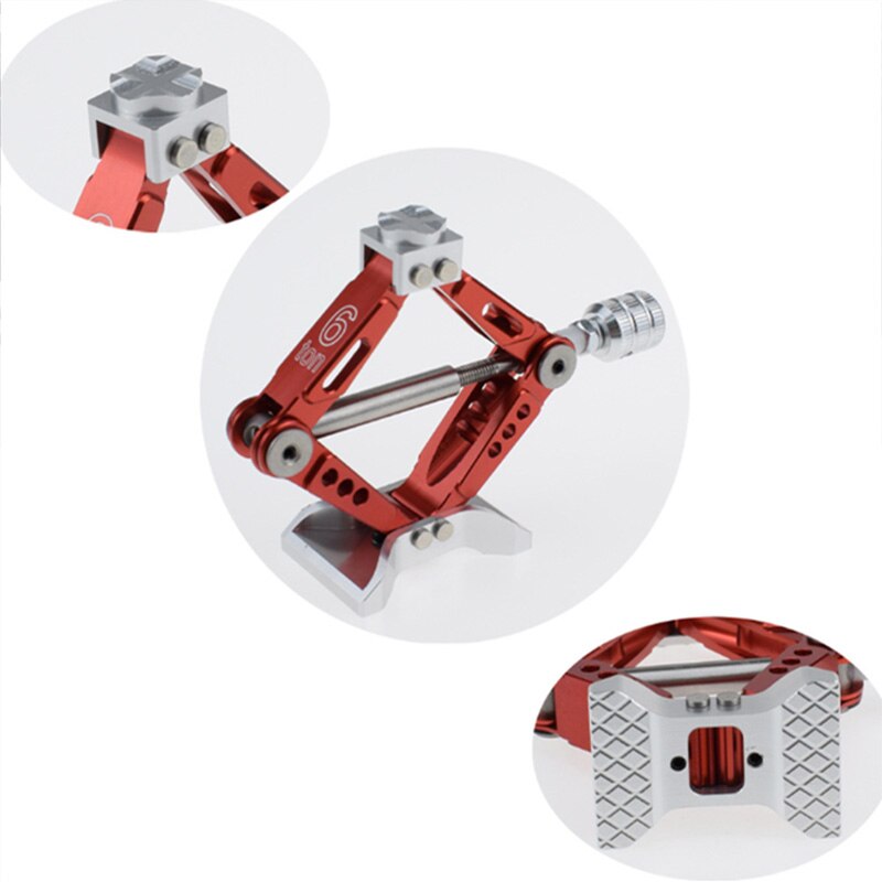 Rc Auto 1:10 Schaal Verstelbare Metalen Schaar Jack Tool Voor Rc Crawler Axiale SCX10 Traxxas TRX4 Tamiya CC01 D90