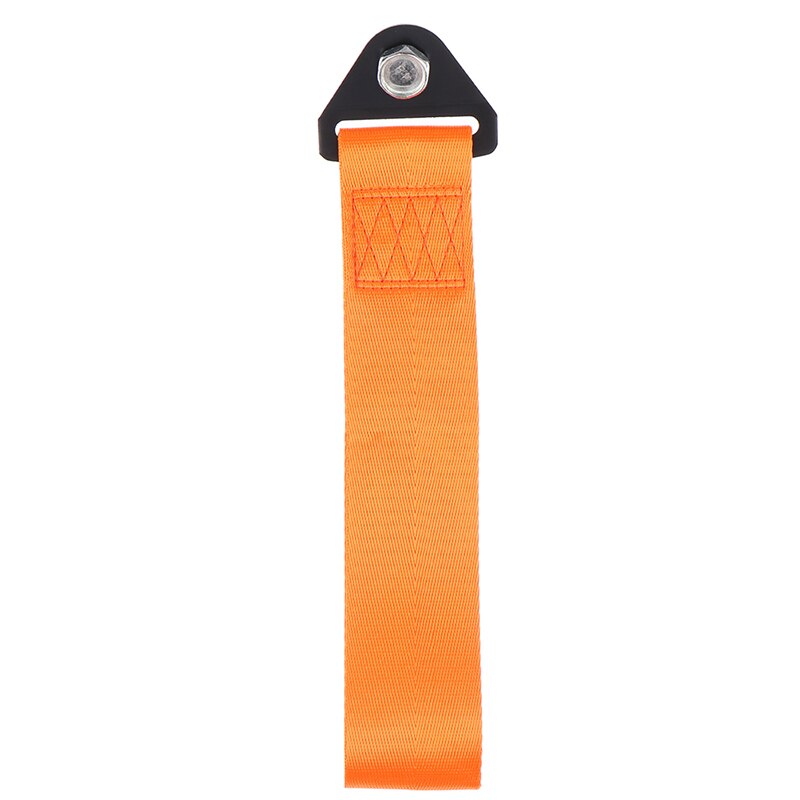 1pc Universal Towing Rope High Strength Nylon Trailer Tow Eye Strap Tow Strap: Orange