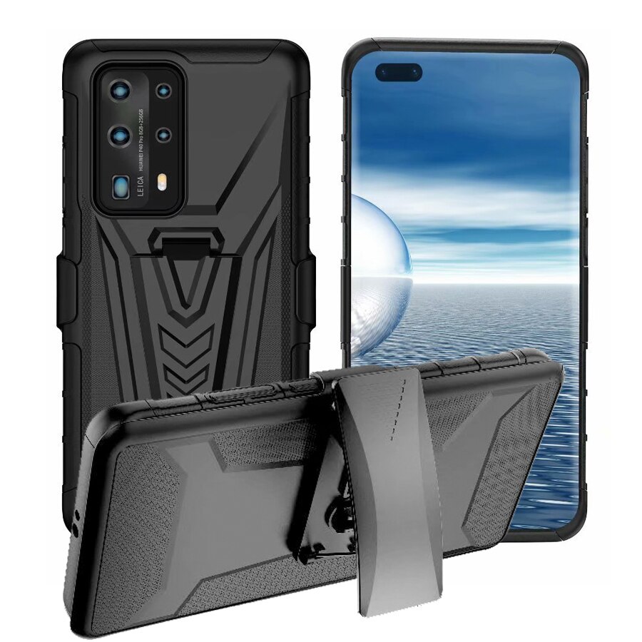 Funda Combo para Samsung Galaxy M51, carcasa delgada y resistente con soporte incorporado y Clip giratorio para cinturón