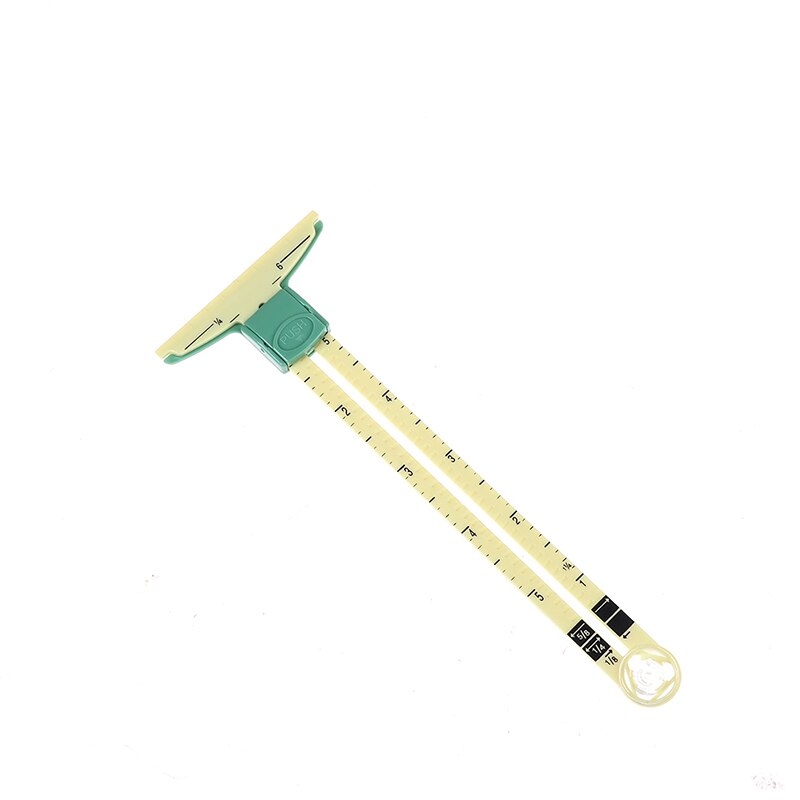 1 jauge coulissante multifonctionnelle 5-en-1 avec outil de couture de mesure