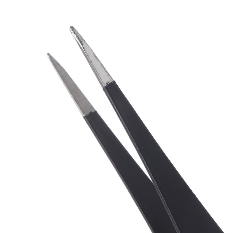 2 stücke Edelstahl Nagel Werkzeuge Wimpern Verlängerung Pinzette Zangen Wies Clip