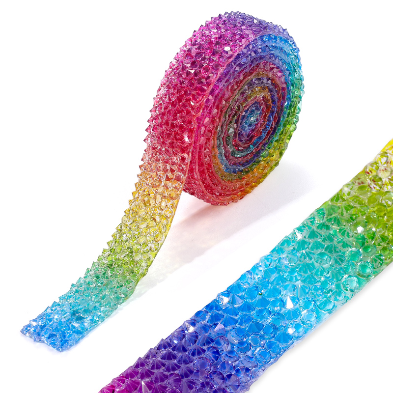 Garniture en strass de 1 mètre, 15mm/20mm, correction à /colle sur résine, ruban à paillettes, utiliser des vêtements, des chaussures, des décorations de robe de mariée: 2MM / Sans nickel blanc