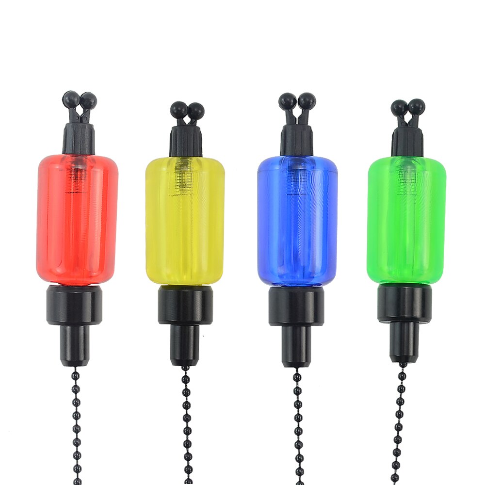 Alarmas de mordedura para pesca de carpa, ganchos, bobinas, indicadores, 4 Uds.: 4 MIX