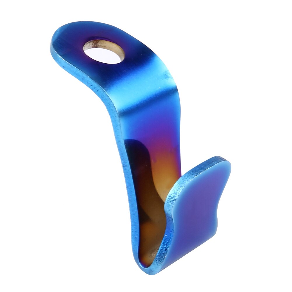 Gancho de acero inoxidable para motocicleta, colgador Universal de 8mm de titanio colorido, para motocicletas