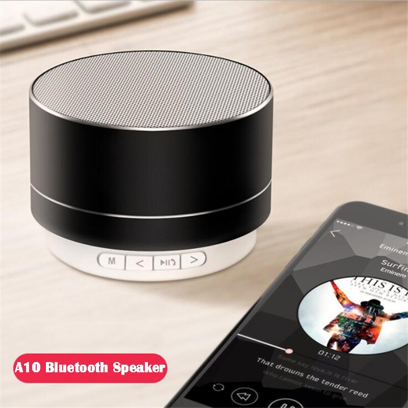 A10 Wireless Bluetooth altoparlante blocco e carico Spray telefono cellulare scheda portatile Mini altoparlante collezione di trasmissione allarme