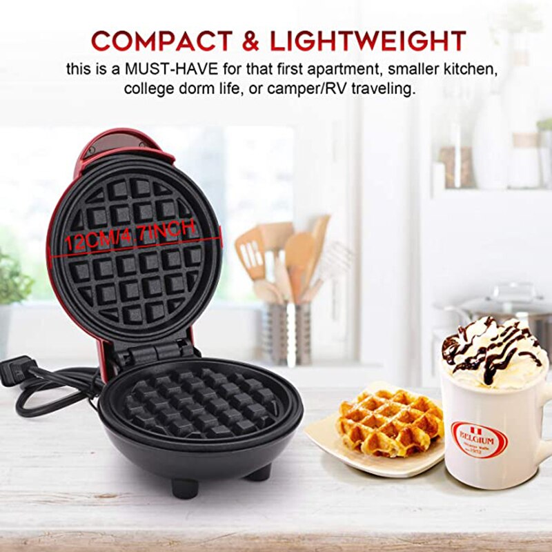 Mini electric Waffles Maker Bubble Egg Cake Oven Breakfast Waffle Machine Egg Cake Oven Pan Eggette Machine Mini Waffle Pot