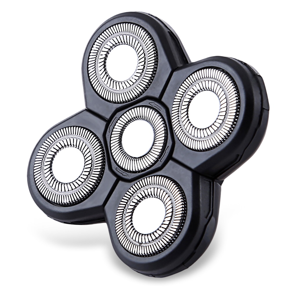 Kemei KM - 5886 5D Replaceable Alternate Floating Heads for Washable Electric Shavers Razor