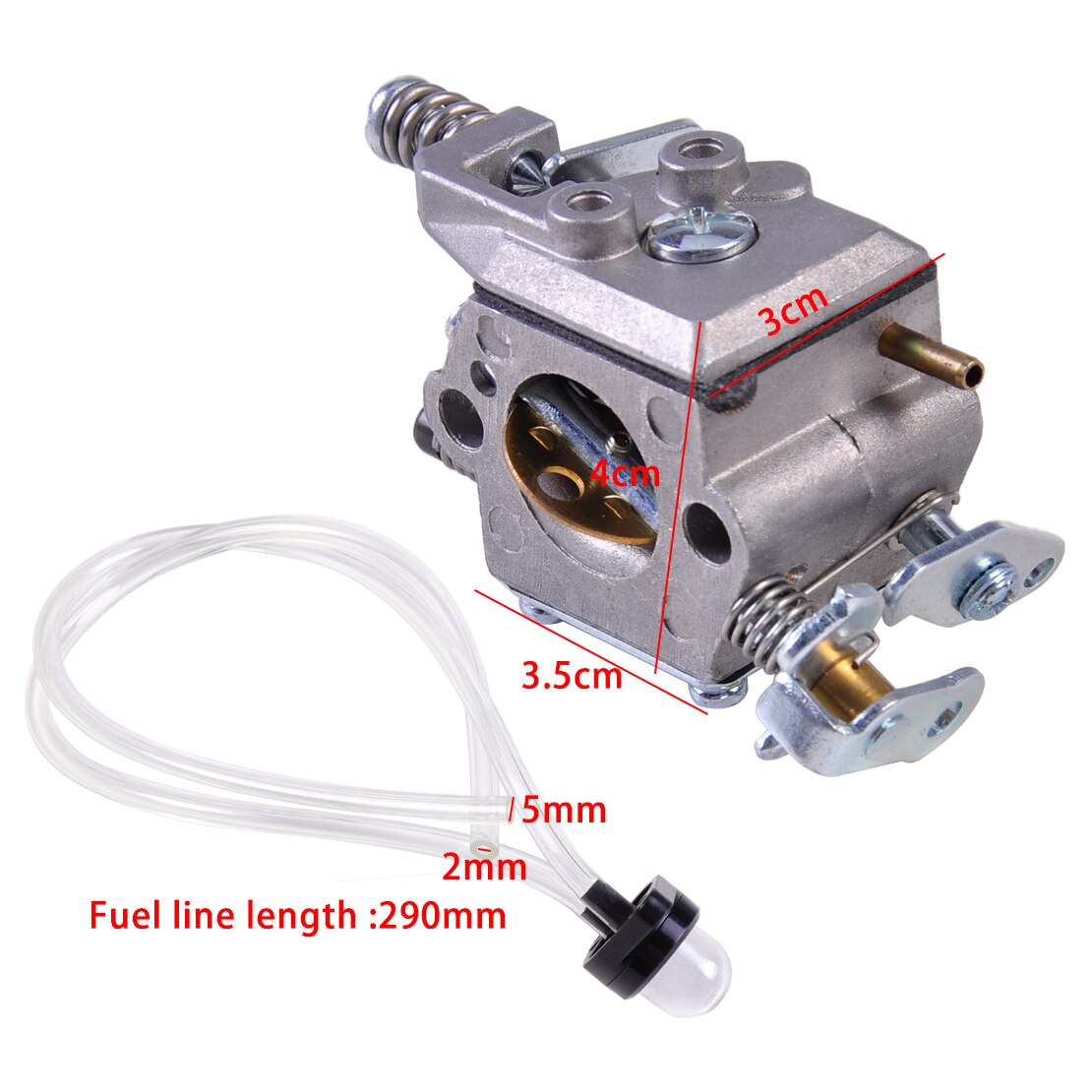 LETAOSK carburatore di alta qualità Carb + Primer lampadina + linea carburante misura per motosega Poulan Sears artigiano WT-891