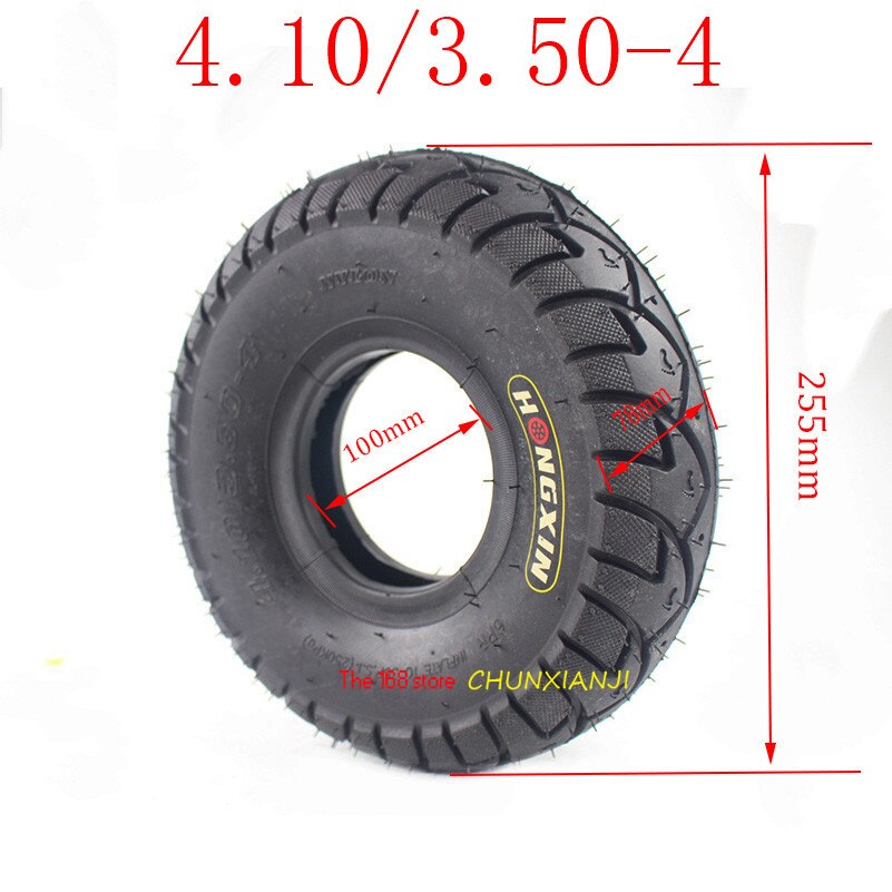 Hoge Prestaties 4.10/3.50-4 Band 410/350-4 Elektrische Scooter Binnenband Outer Band