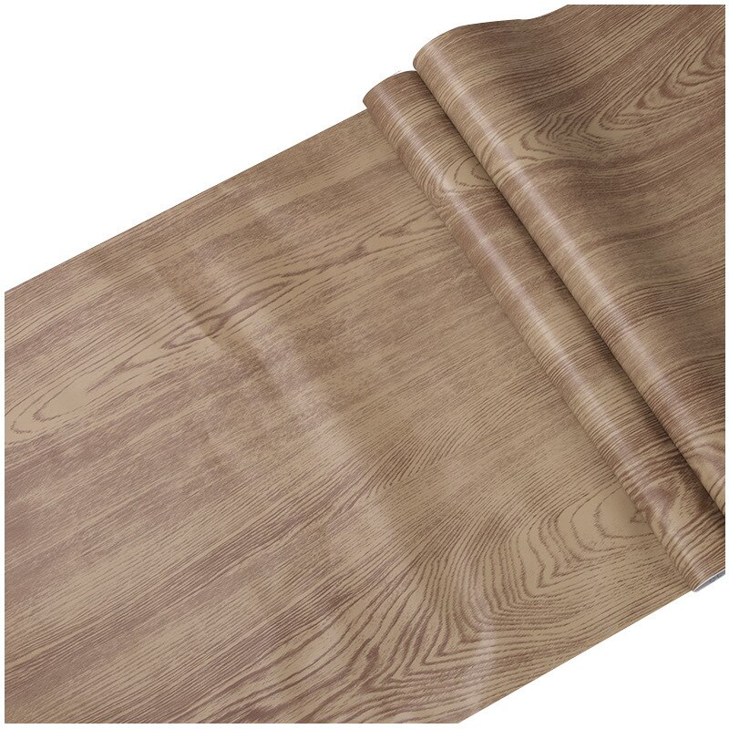 Papier peint auto-adhésif avec Grain de bois PVC, armoire de cuisine, meuble, armoire, étudiant, papier peint auto-adhésif