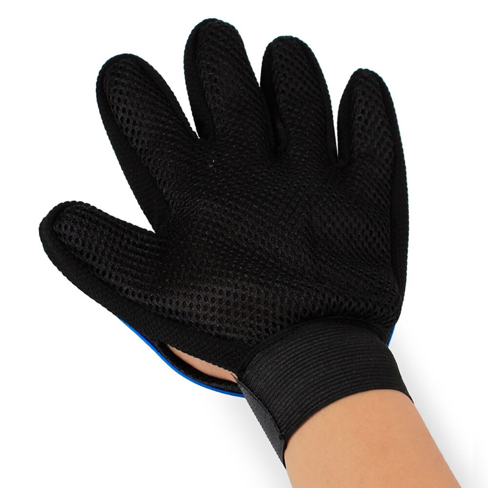 Guantes para Cepillar el pelo de mascotas para Cepillar el pelo para el cuidado de perros, masaje de gatos, peines de silicona, guante de depilación para perros para limpieza de mascotas