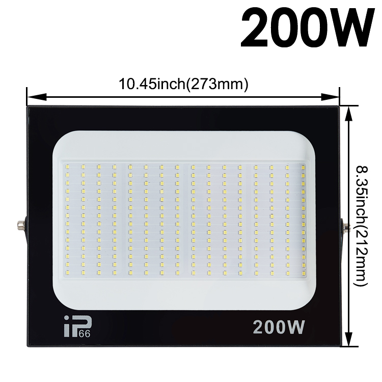 200W LED Flood light Spotlight Projector Outdoor Lighting 6500k Waterproof IP66 for Wall Garage Gym Street 220V: Warm White