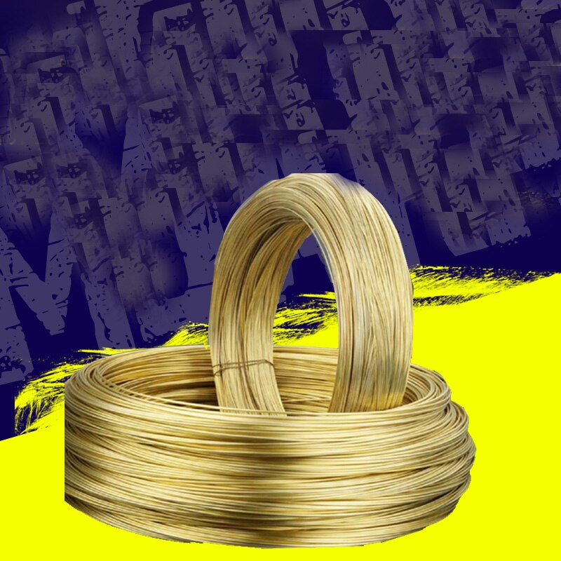 Brass wire Copper wire Brass wire Brass rod 0.5mm-0.8mm Round wire model accessories material