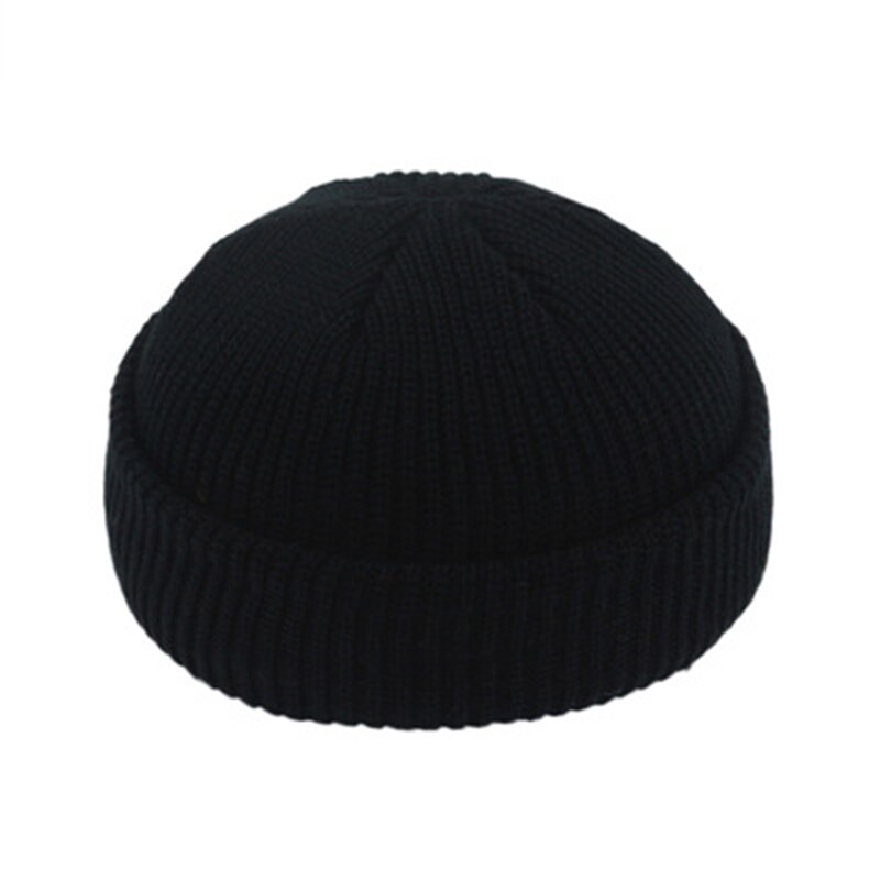 Hip hop mössa vuxna män mössa vinter varma mössor ledig kort tråd kvinnlig ull stickad mössa kalott elastiska unisex mössor: 13