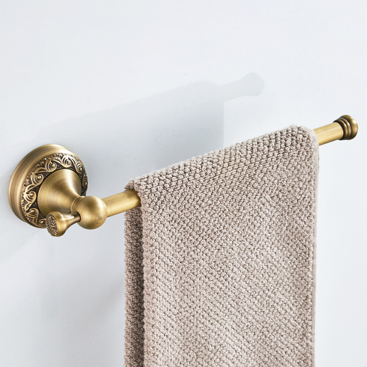 Juego de accesorios de baño antiguos, soporte de papel de latón, accesorios de baño, soporte escovado para inodoro montado en la pared, ganchos para barra de toalla: Rojo