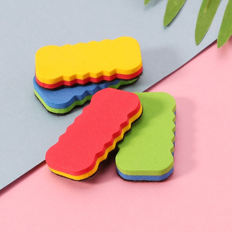 Gomma per lavagna bianca colorata 1 PC per materiale scolastico per ufficio Multi colore a secco