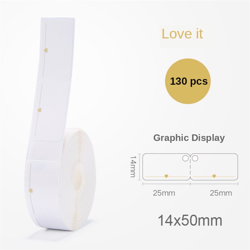D11Printer Label Jewellery Bracelet Waterproof Anti-Oil Tear-Resistant Price Label Pure Color Scratch-Resistant Label Paper Roll: Love it