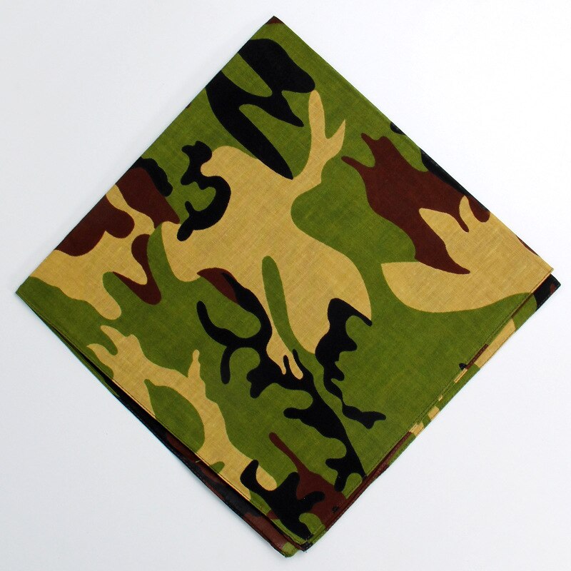 Camouflage Bandanas Cotton Headwear Women Scarves Headband Men Camping Mask Gaiters Braga Cuello Hiking Scarves: 5