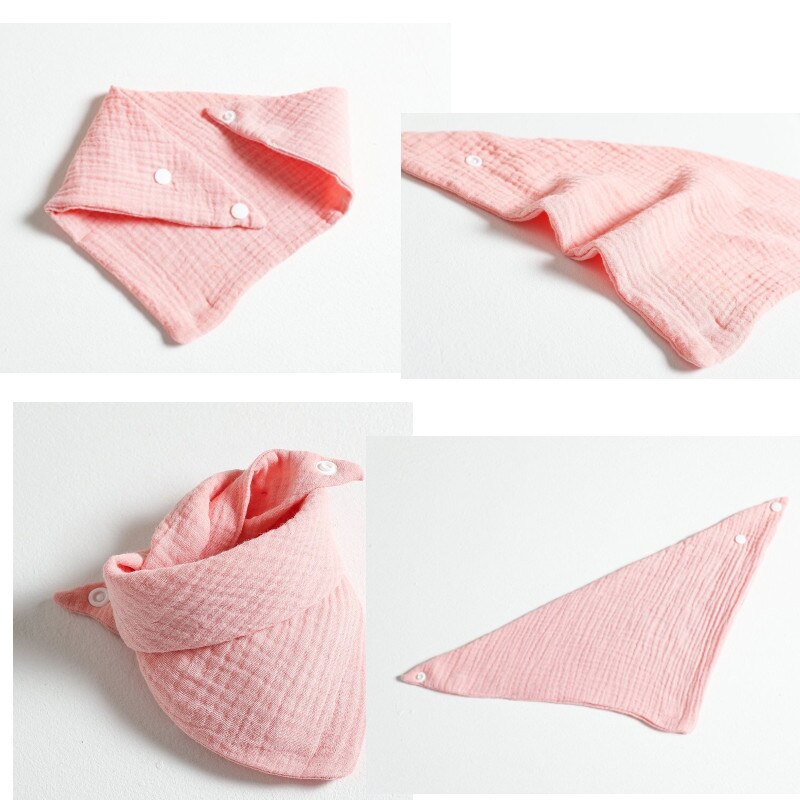 20pcs/lot Baby Bibs Pocket Cotton Gauze Saliva Towel Baby Handkerchief Bib Children Gauze Bib