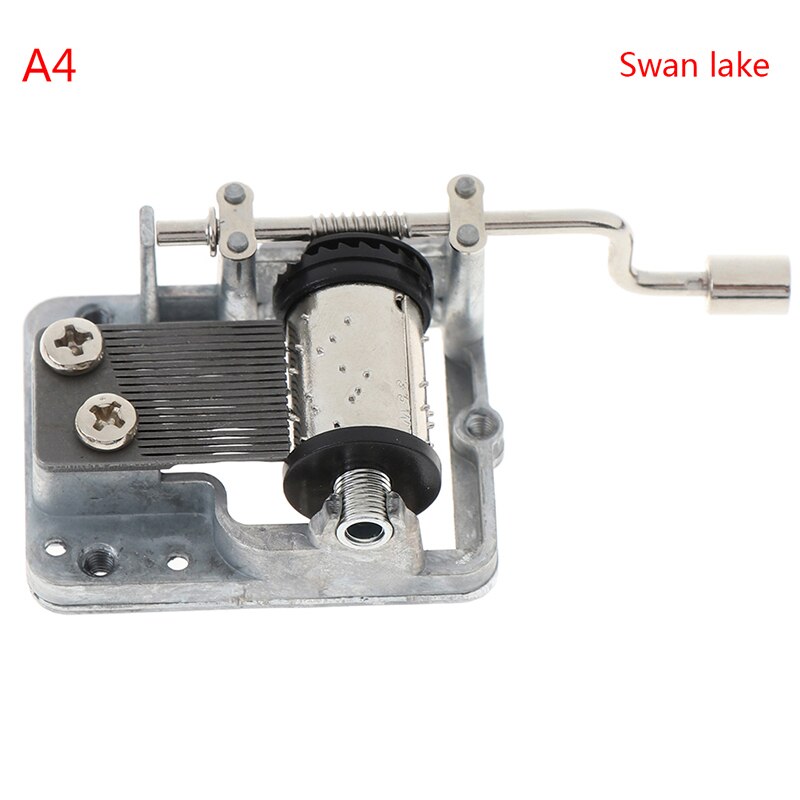 Gute Mini Hand Ankurbeln Musik Bewegung DIY Musik Box Bewegung Spielen Set Mechanische Musik Box Handkurbel Musik Box: 4