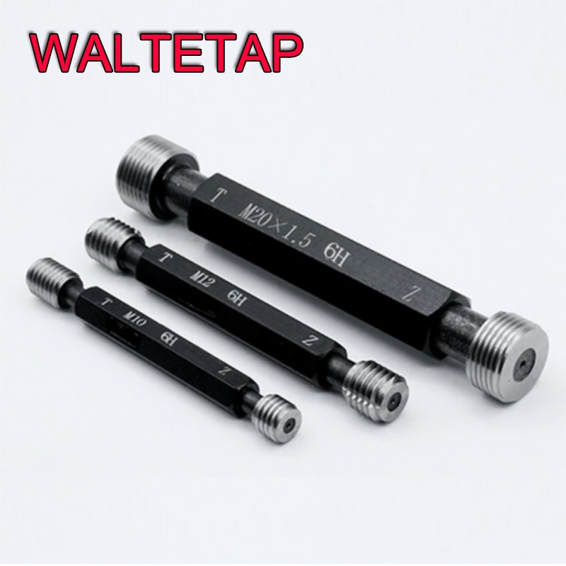 WALTETAP Steel Mer-cury Gage ST UNC UNF Machine Thread Plug Gauge S T 2-56 4-40 6-32 1/4-20 3/8-16