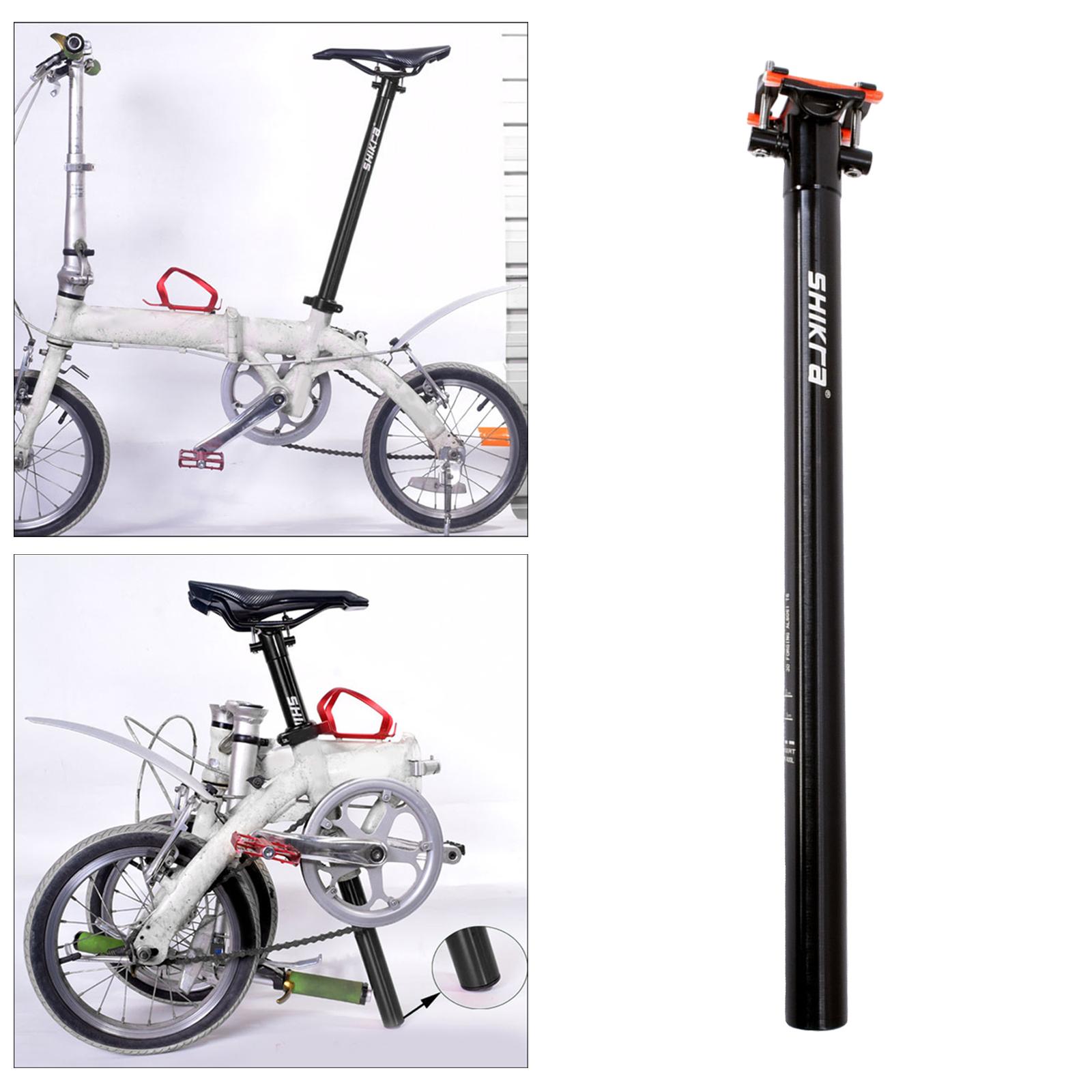 Bike Seatpost High Strength Aluminum Alloy Adjustable Mountain Road Folding Bicycle Seat Post Pole Component