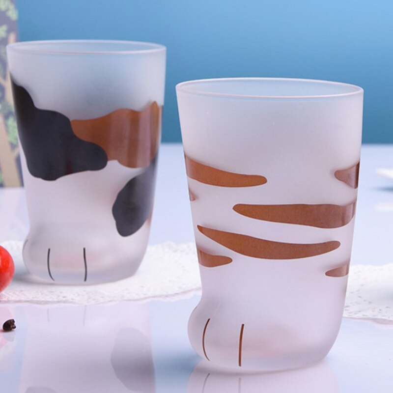 Kattenpoot beker glazen mok mat kattenklauw melk tijgerpoten mok kantoor koffiekopje persoonlijkheid sap glas bier drankbeker