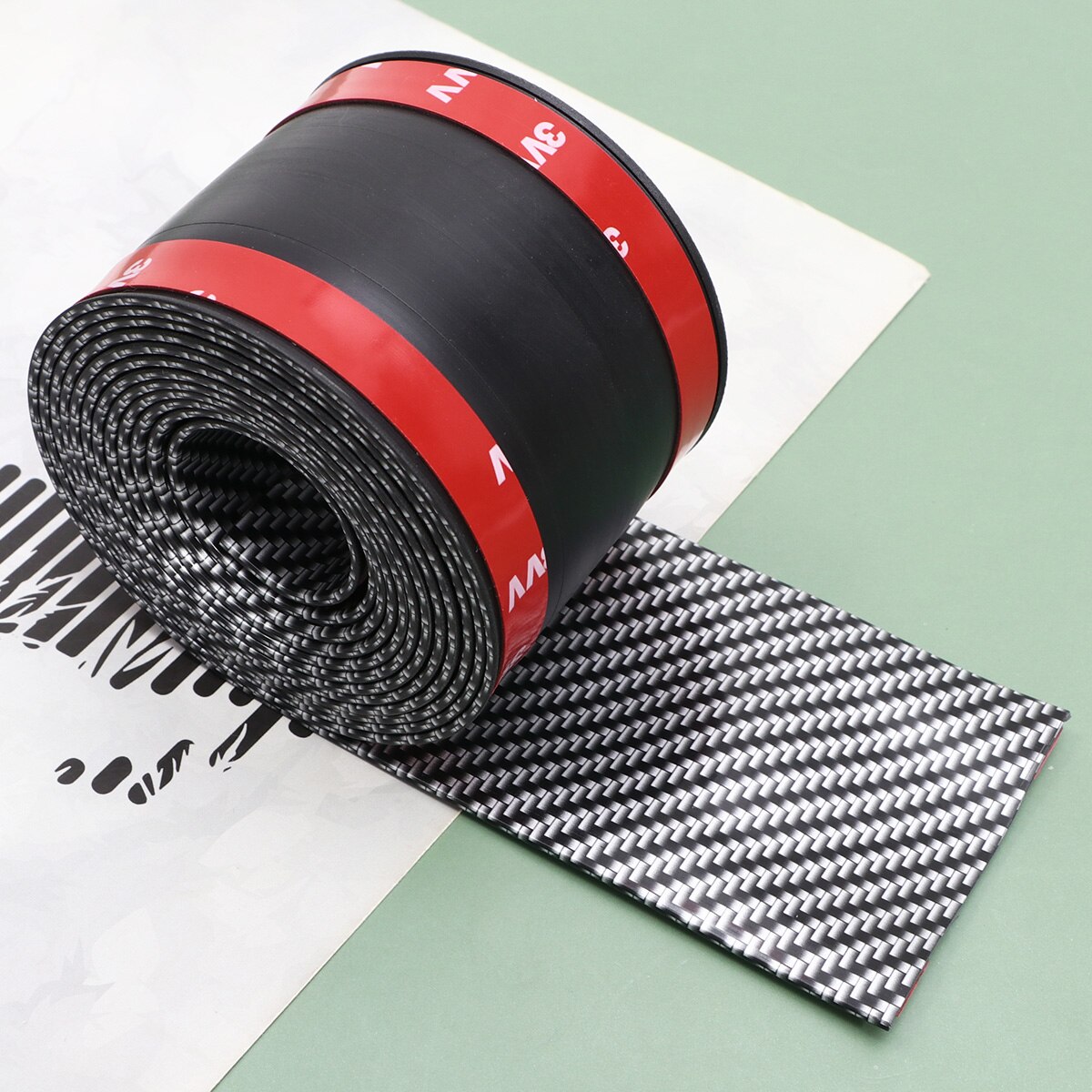 Auto Carbon Fiber Deur Smash Nuttig Duurzaam Auto Strip Bumper Auto Sticker Auto Sticker Voor Auto