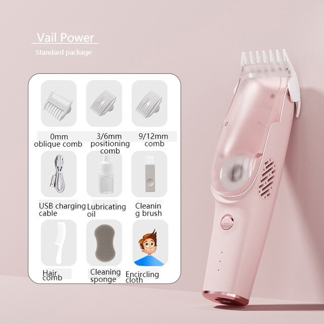 Baby haars ch neider ruhige freundlicher haars ch neider Baby elektrische haarschnitt Bausatz freundlicher wiederauf ladbare drahtlose haars ch neider maschine stille freundlicher automatische wasserdichte haushalts haar rasierer: Vali Rosa