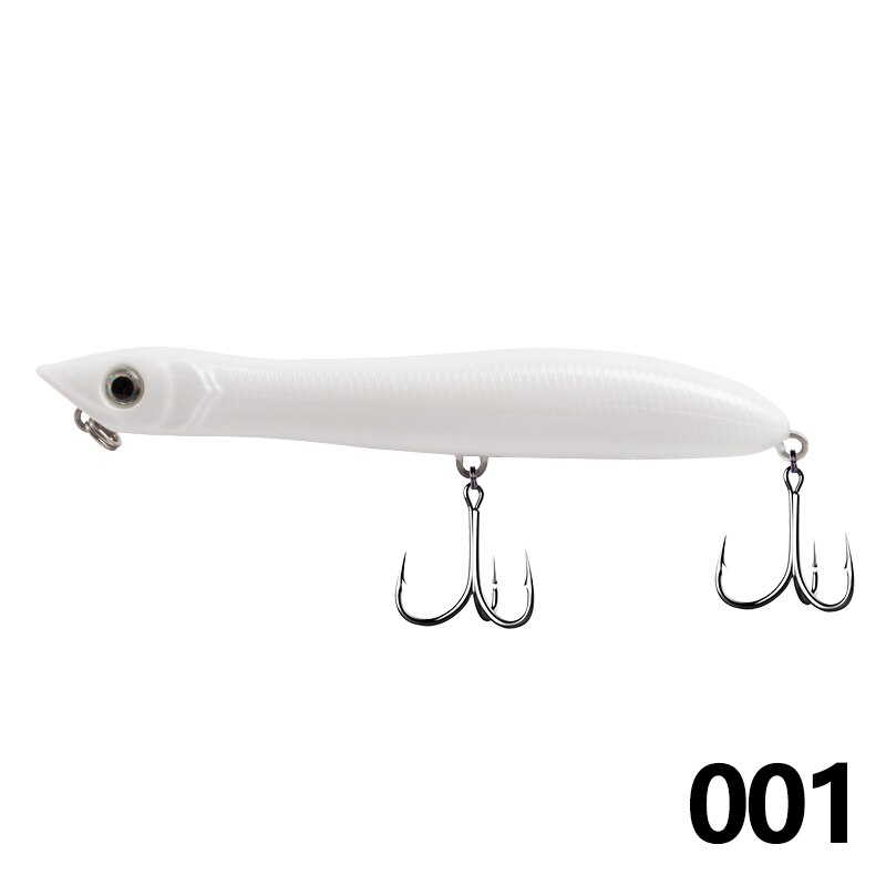 Bassland PATCHINKO 100 Popper & señuelo para pesca con lápiz cabeza de serpiente Wobblers artificiales 100mm/140mm 9,5/26g cebos duros, aparejos de pesca: 001 / 100 mm