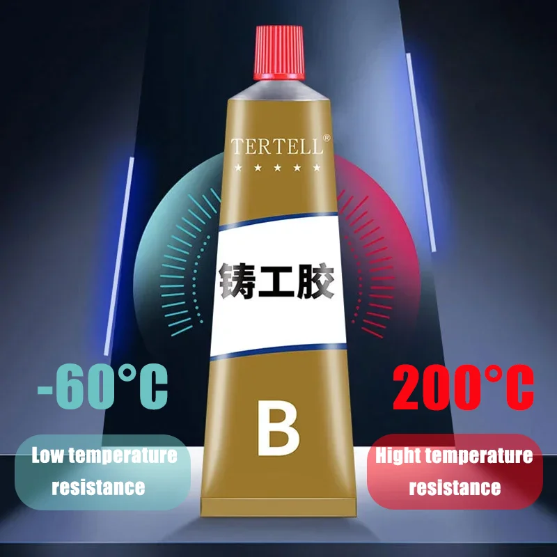 Ab Metal Strength Glue Repair Iron Bonding Adhesion Heat Resistance Cold Weld Metal Repair Adhesive Agent Caster Glue Weld Tools