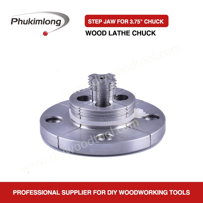 Phukimlong Step Jaws 4-Jaw For 3.75" Inch Wood Turning Lathe Chuck