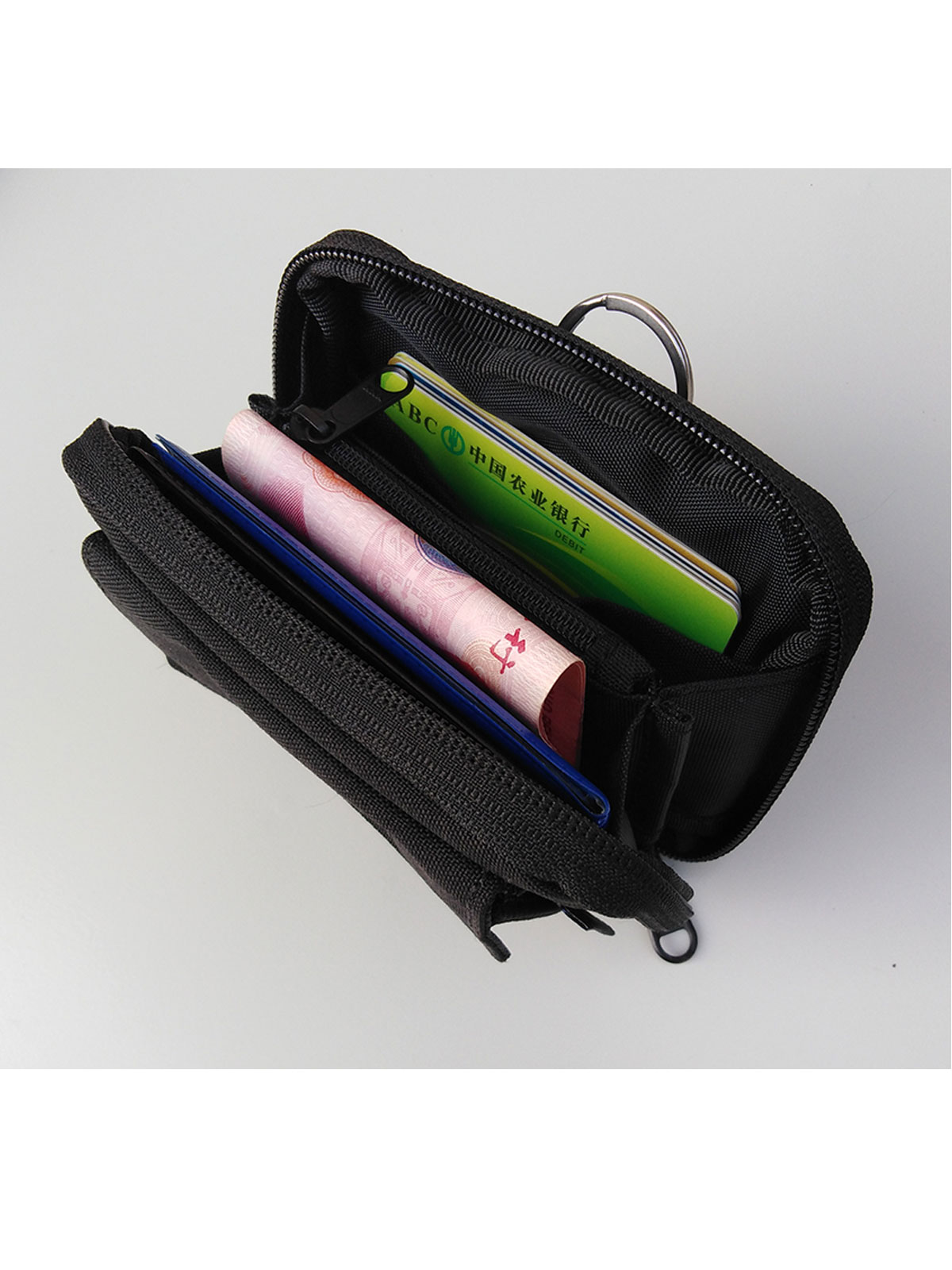 Japanese Style Casual Mini Purse Nylon Cloth Coin Pouch Waterproof Cute Wallet Men Clutch Bag Mini Purse Small Wallet