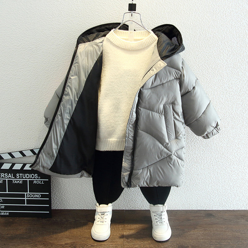 2021 inverno bambini ragazzi occhiali giacche cappuccio bambini caldi giacca a vento parka piumini in cotone cappotti con occhiali vestiti 2-13 anni