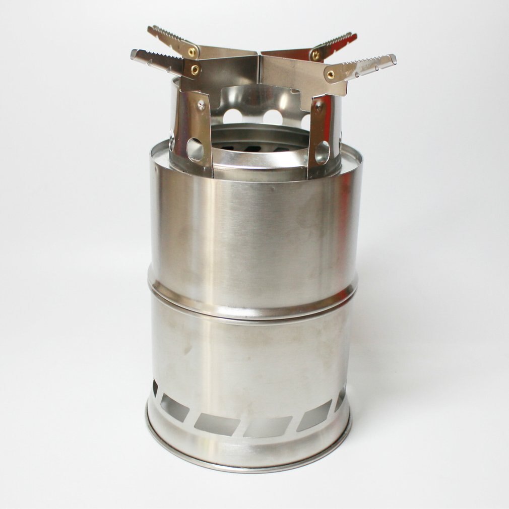 Folding wood stove stainless steel windproof outdoor stove Split Efficient burning Ordinary outdoor environment