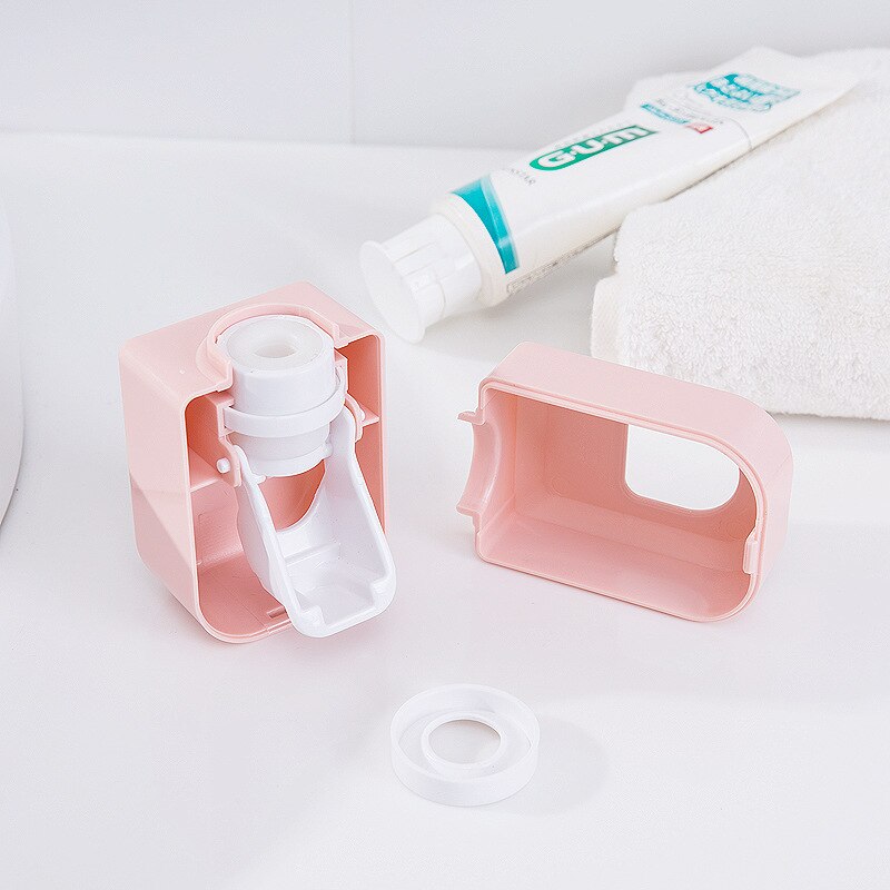 1 Automatic Toothpaste Dispenser Squeezer Free Hand Squeeze Bathroom Wall Mount Accessories Toothpaste Rack