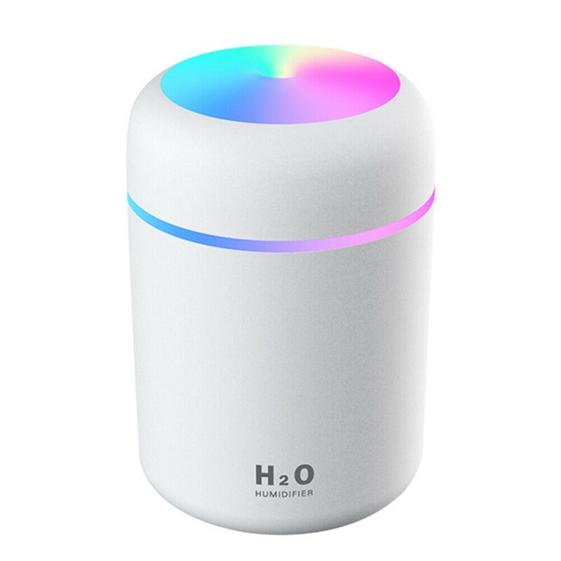 Humidificador de aire ultrasónico LED, generador de niebla para el hogar, aromaterapia eléctrica USB: IS0163W