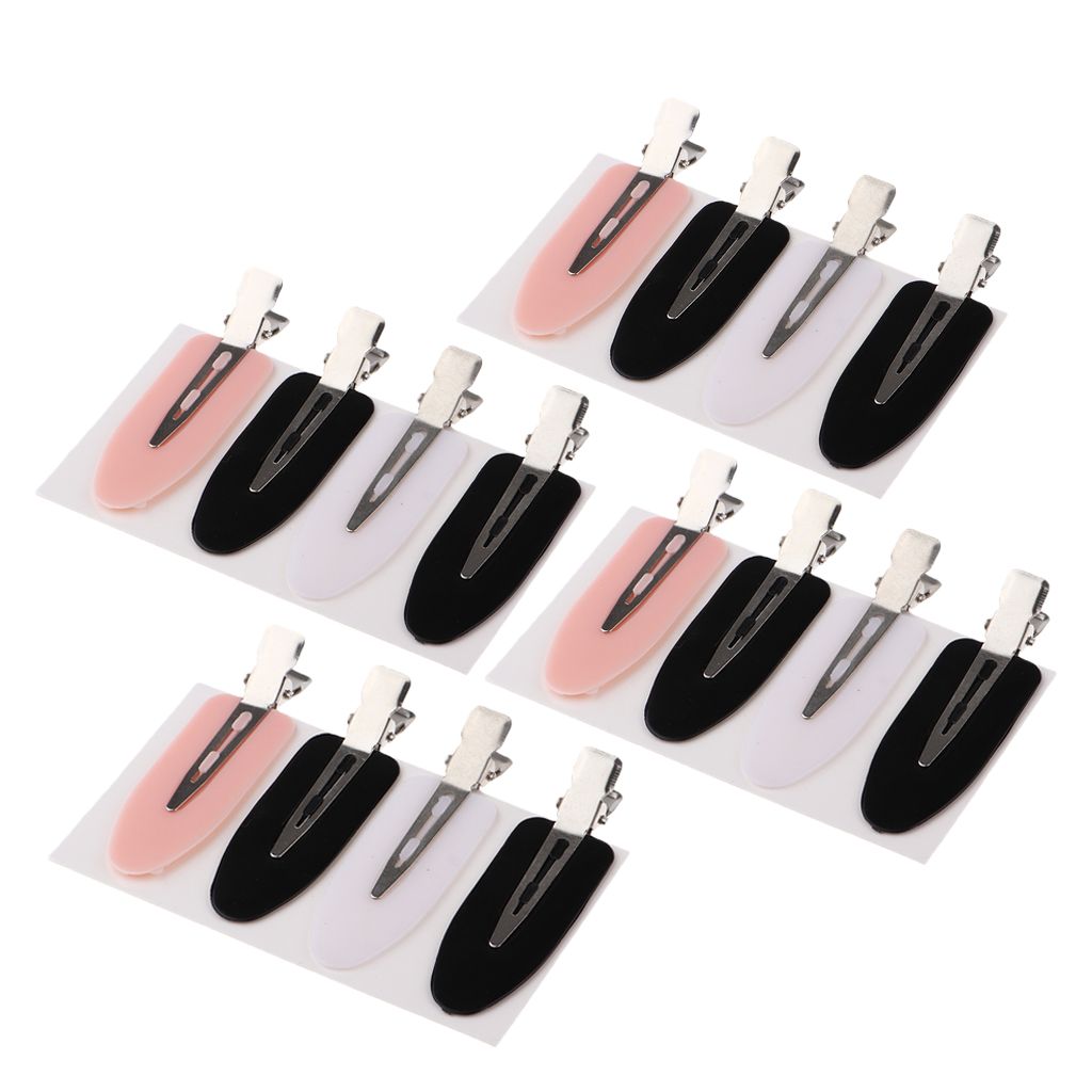 12 sztuk profesjonalne bez zginania spinki robić włosów plastikowe stylizacja spinki robić włosów Szpilka kędzior klip robić stylizacja z salonu zacisk narzędzia 6x2 cm: 16szt