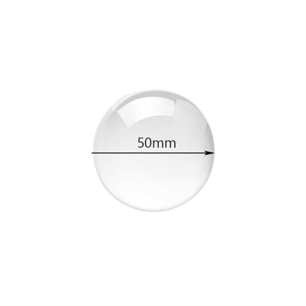 Photography Glass Crystal Ball 40/50mm Sphere Photography Lens Shooting Decor Artificial Clear Round Ball Photo Props K9N4: 50mm