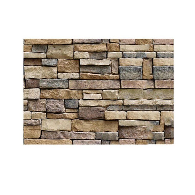 Brick Stone PVC Self Adhesive Wall Sticker Panel Living Room Decor