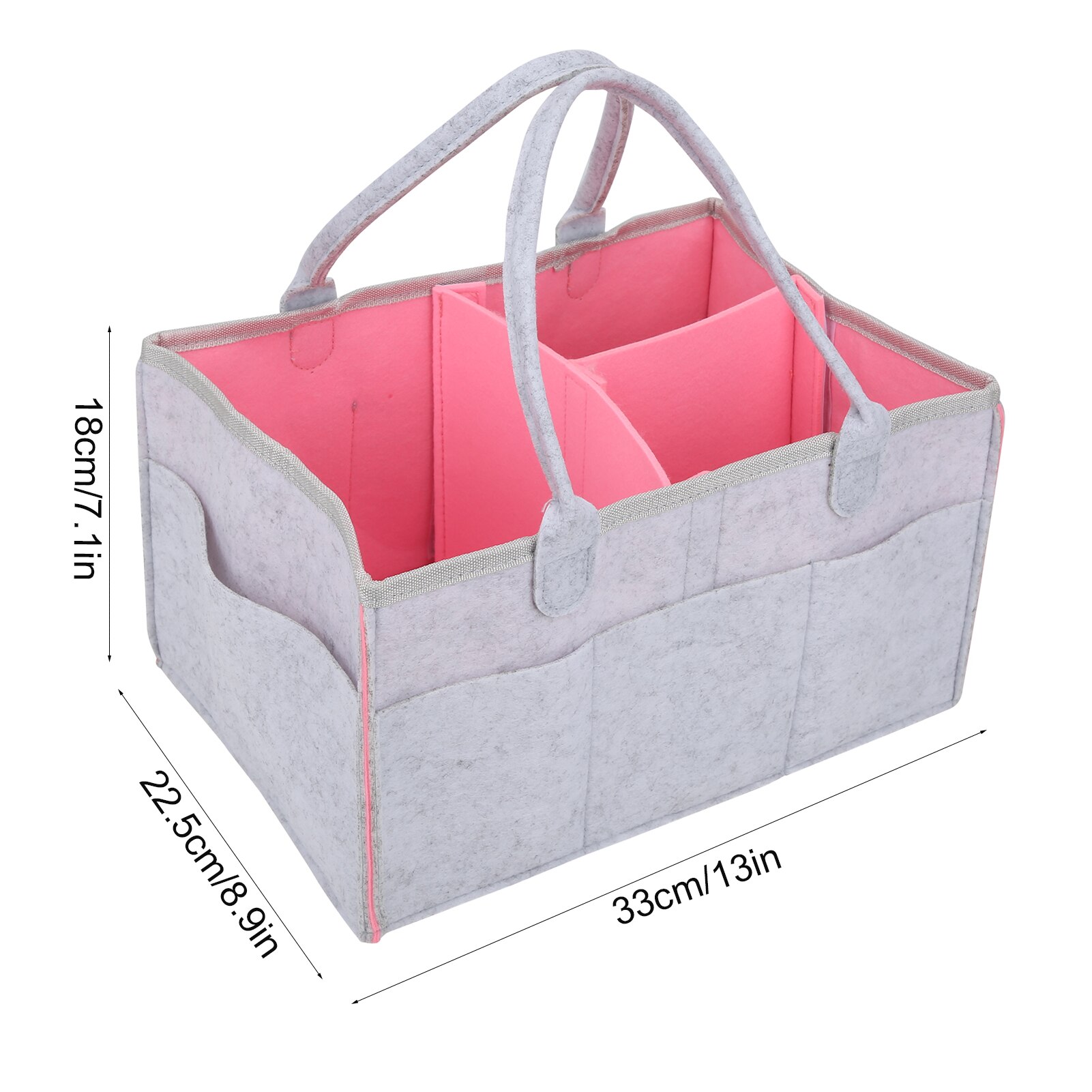 Baby Diaper Caddy Organizer Portable Holder Bag for Changing Table and Car Mummy Diaper Bag Nursery Essentials Storage bins